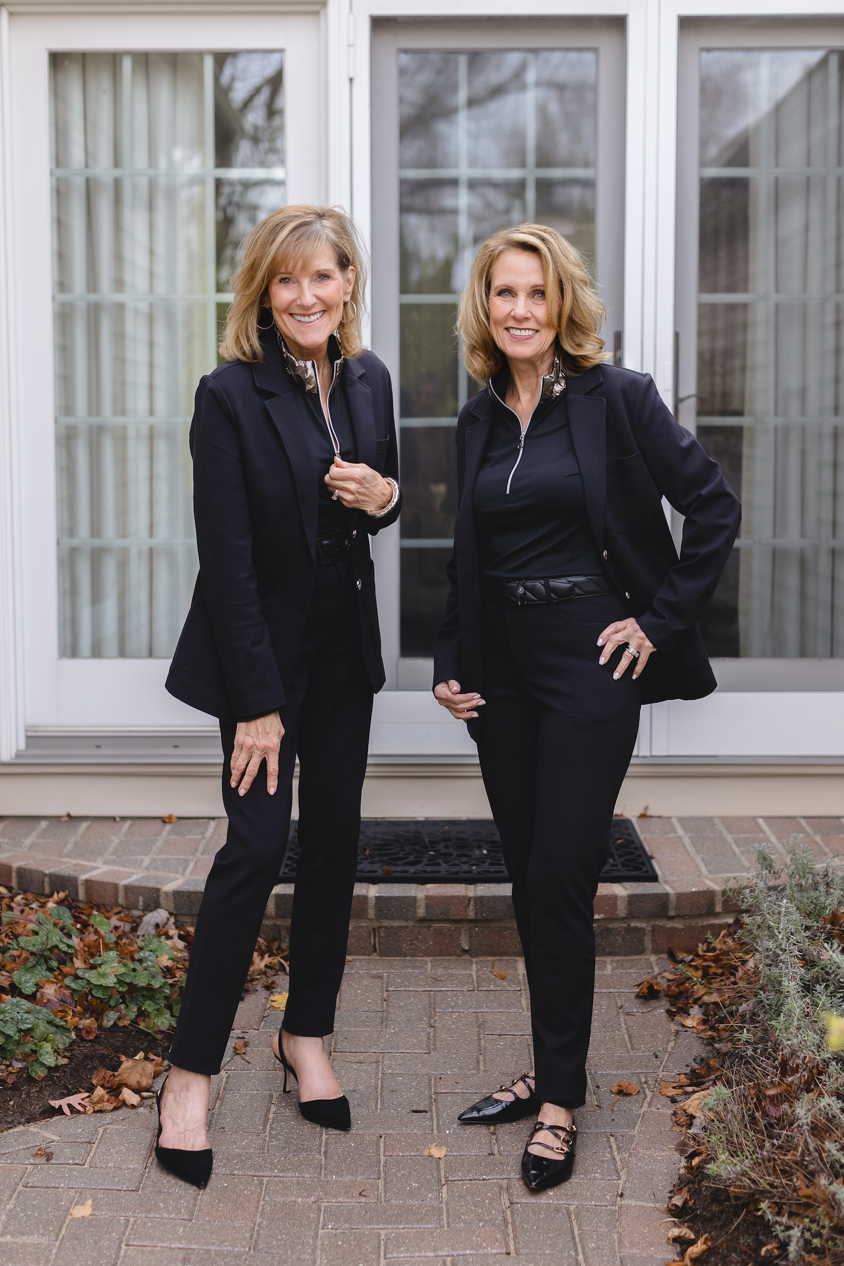 Winter Essentials: Six Ways To Style Black Pants - Stitch \u0026 Salt, image size:1667x2500