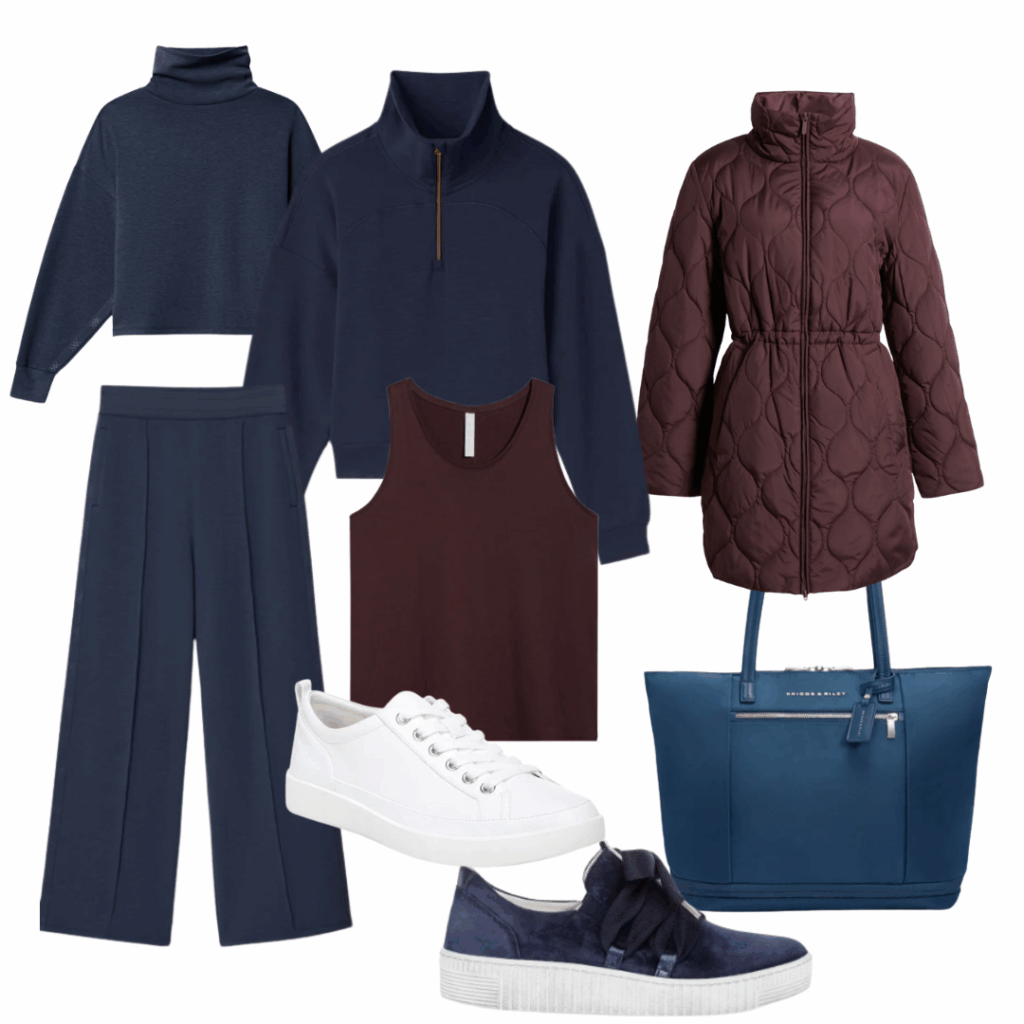 Holiday Gifts for Her 2025 Mock Neck | 1/2 Zip | Quilted Jacket | DreamGlow Trouser | Tank | Sneaker | Tote | Sneaker