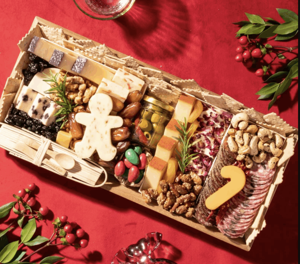 Holiday Hostess Gifts Christmas charcuterie board