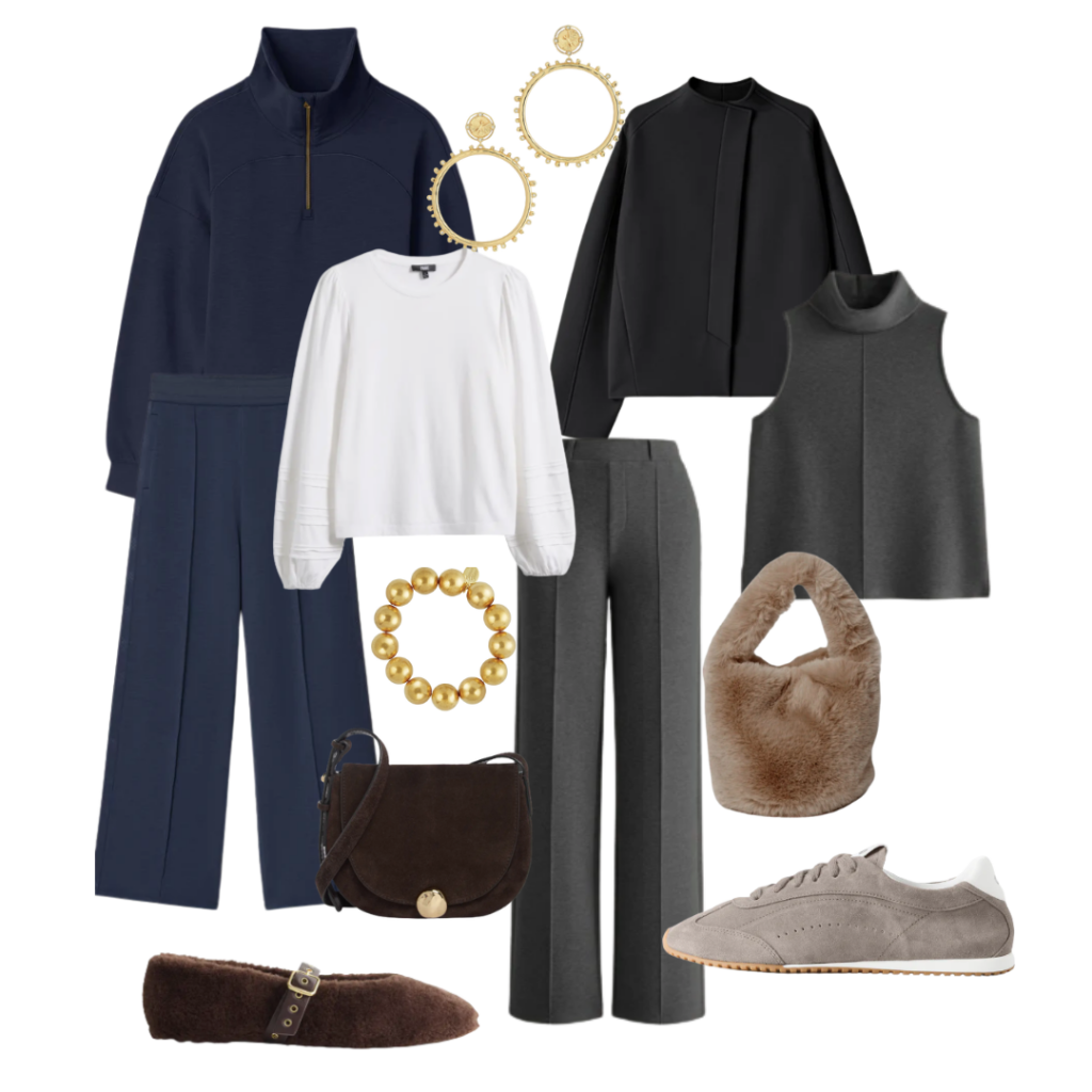 Holiday Bowl Game 1/2 Zip | Earrings | Jacket | Pants | Tops | Bracelet | Purses | Shoe | Sneaker