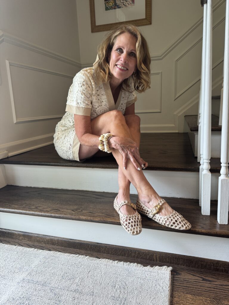 Ballet Flats Val wearing ballet flats