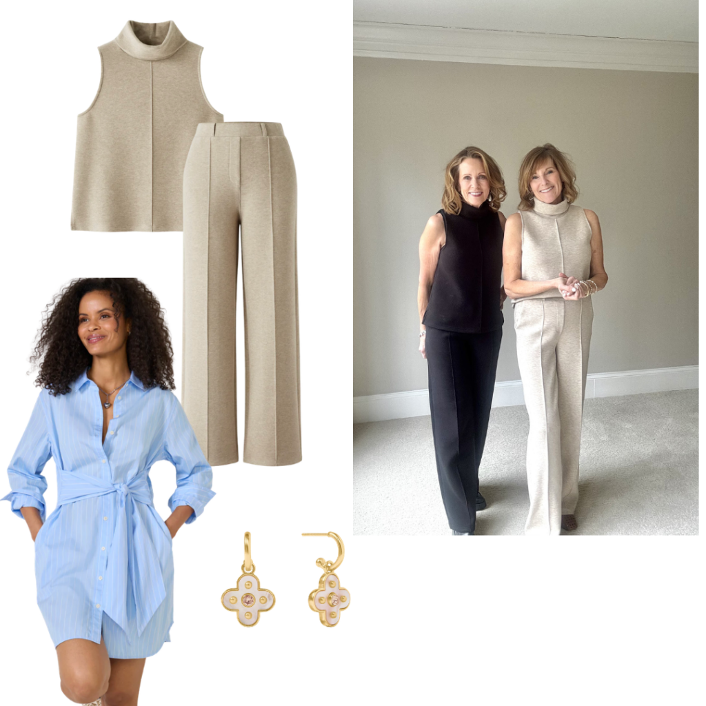 March Favorites March Favorites: Travel Set / Shirt Dress / Earrings