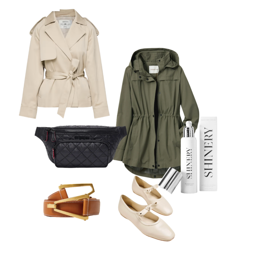 March Favorites Trench / Bag / Belt / Jacket / Flats / Shinery