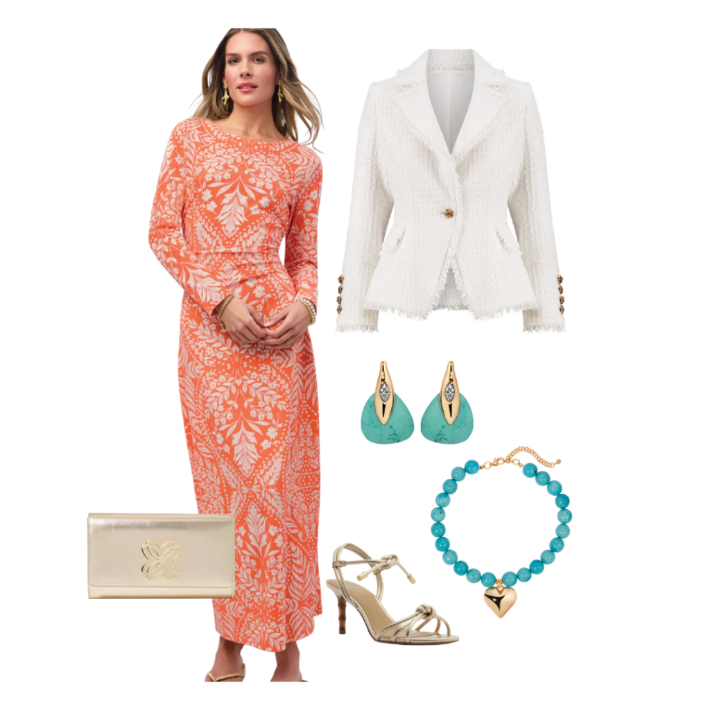 What To Wear To Brunch This Spring What To Wear To Brunch This Spring | Dress / Blazer / Earrings / Necklace / Heels