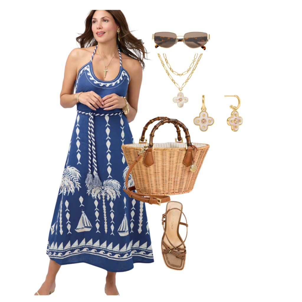 princess polly baby blue dress 13 Brunch Outfits That Give Off Big Weekend Energy main image 1