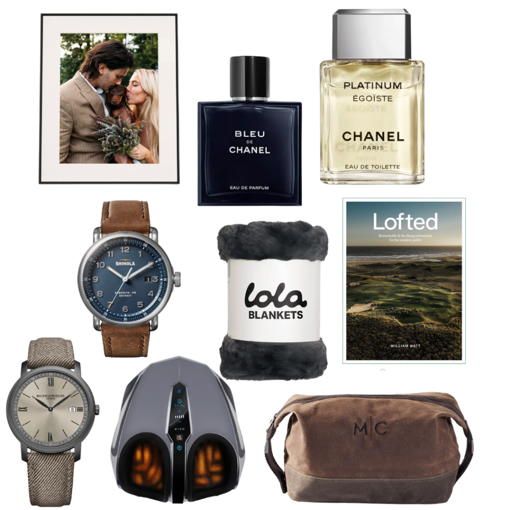 Father's Day Gift Photo Frame / Watch / Watch / Cologne / Cologne / Blanket / Foot Massage / Book / Dop Kit