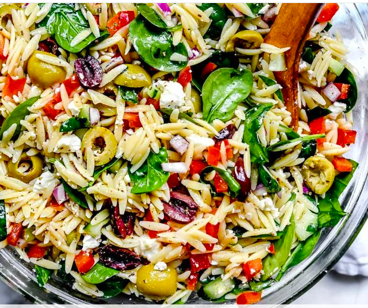 mediterranean orzo salad