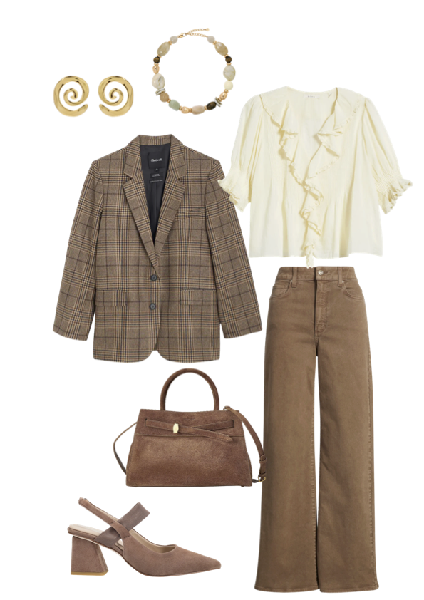 Must Wear Colors This Fall Earrings / Necklace / Blazer / Purse / Shoe / Blouse / Jean