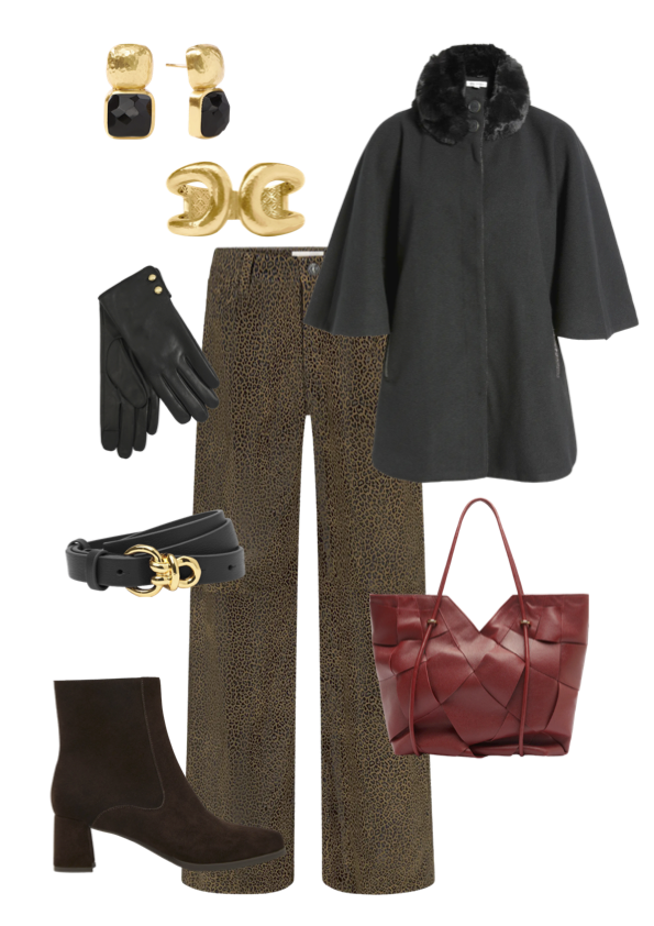 Must Wear Colors This Fall Earrings / Bracelet / Gloves / Belt / Bootie / Jean / Cape / Purse