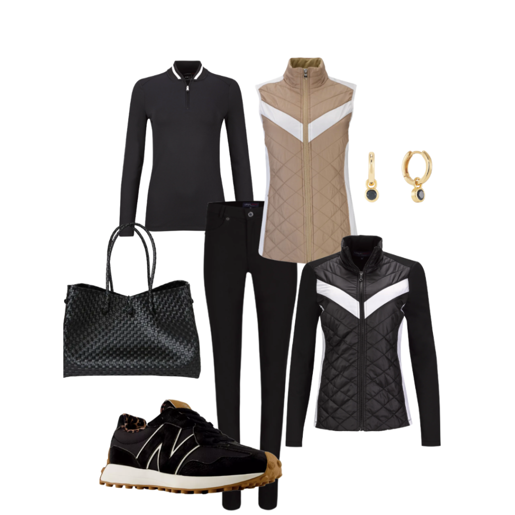 Fall Golf Outfits for Women Fall Golf Outfits for Women - Black, White and Khaki