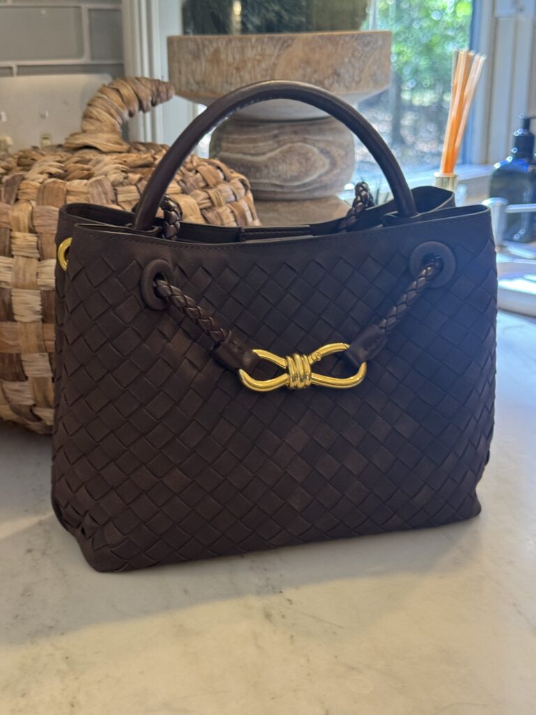 Chocolate Brown Amazon Woven Tote Bag